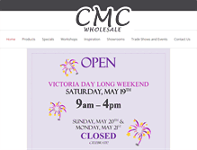 Tablet Screenshot of cmcwholesale.ca